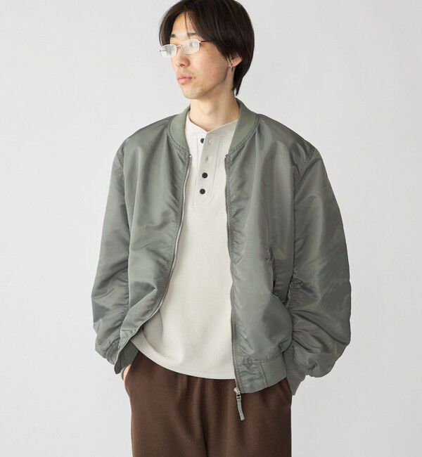 SHIPS「City Ambient Products: MA-1」|ブルゾン・スタジャン|