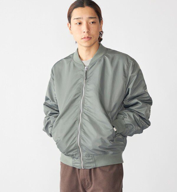 SHIPS「City Ambient Products: MA-1」|ブルゾン・スタジャン|