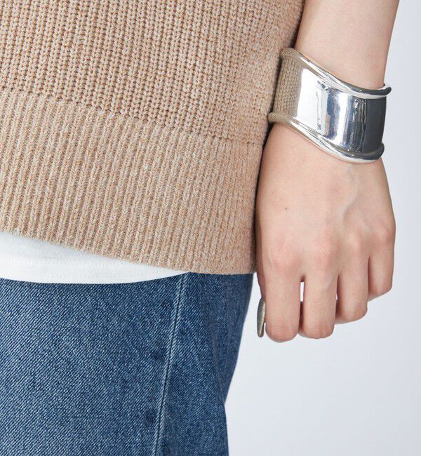 SHIPS「【WEB限定】SHIPS: ビッグシルエット クルーネック レイヤード ニット（ニット+ロンT）」|ニット・セーター|