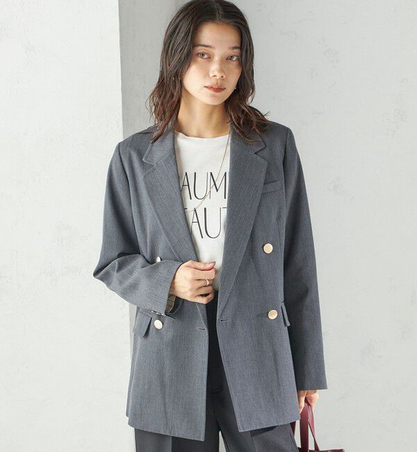 SHIPS for women「プリント ロゴ ロング スリーブ TEE」|Tシャツ・カットソー|