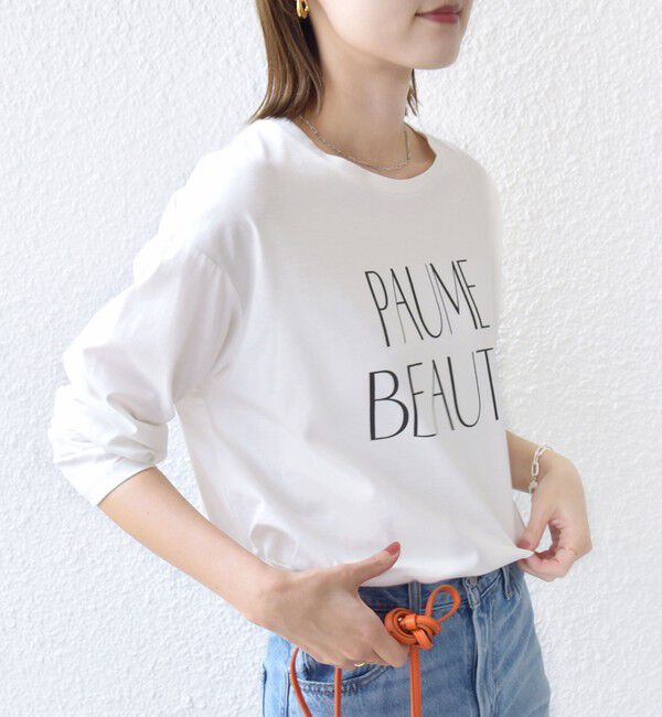 SHIPS for women「プリント ロゴ ロング スリーブ TEE」|Tシャツ・カットソー|