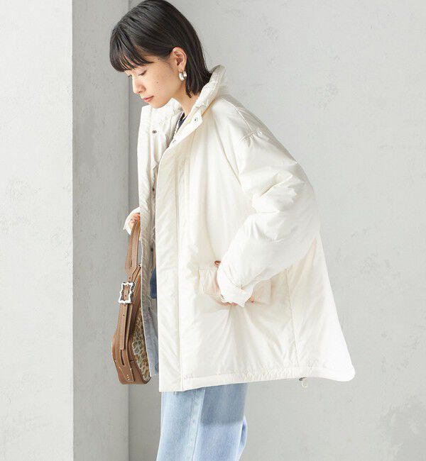 SHIPS for women「〈手洗い可能〉IMBOTEX 中綿 ミディ ジャケット」|その他|