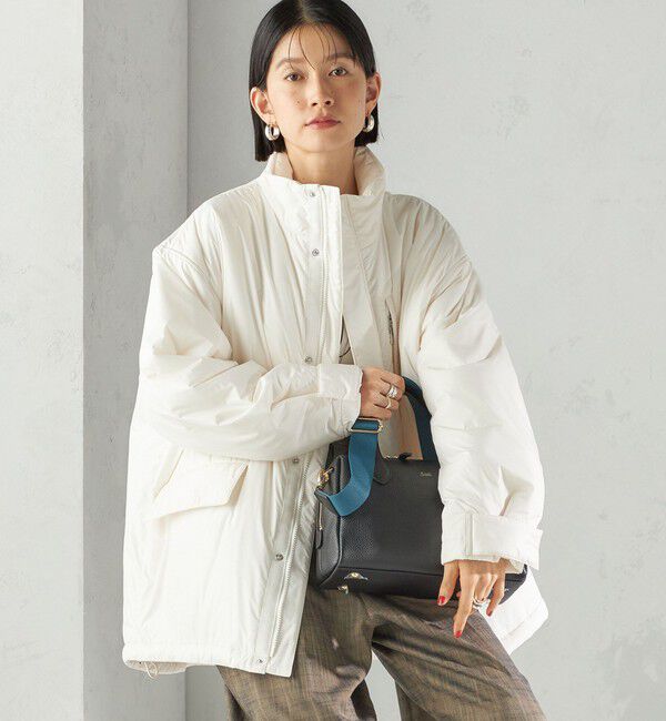 SHIPS for women「〈手洗い可能〉IMBOTEX 中綿 ミディ ジャケット」|その他|