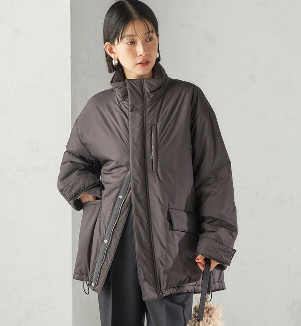 SHIPS for women「〈手洗い可能〉IMBOTEX 中綿 ミディ ジャケット」|その他|