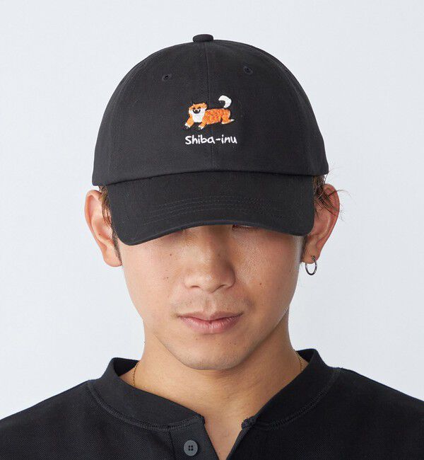 SHIPS「【City Ambient Products別注】Ben Lenovitz: DOG CAT キャップ」|キャップ・キャスケット|グレー系