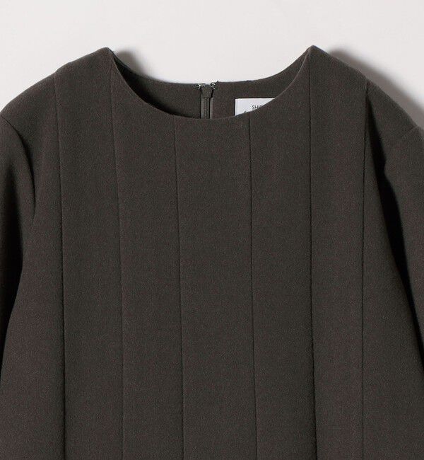 SHIPS any「SHIPS any: エア ニードル クルーネック タック フレア ワンピース」|ワンピース|