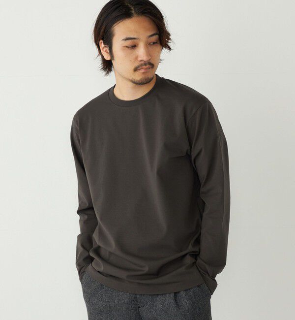 SHIPS Colors 「SHIPS Colors:〈UVカット・速乾〉AVANT(R) 3D ロングスリーブ ビズT◇」|Tシャツ・カットソー|