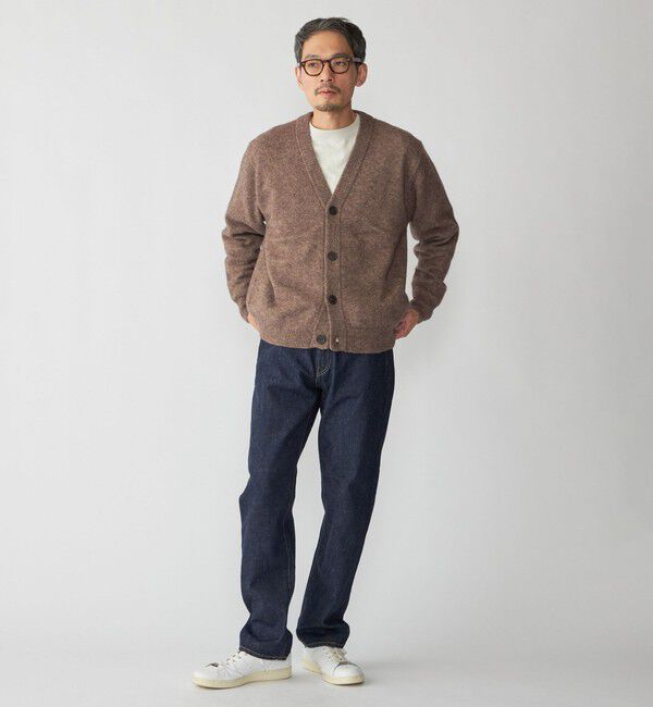 SHIPS「SHIPS: 5ゲージ ヤク ブレンド カーディガン」|カーディガン|