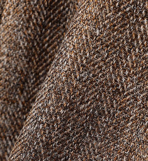 SHIPS Colors 「SHIPS Colors:フリンジ ヘリンボーン ジャケット」|ノーカラージャケット|