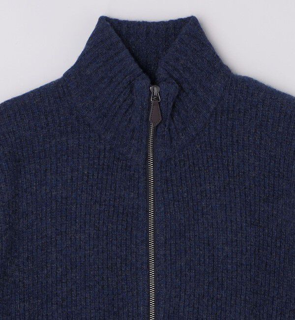 SHIPS「SHIPS: ウール ドライバーズ ジップ カーディガン」|カーディガン|