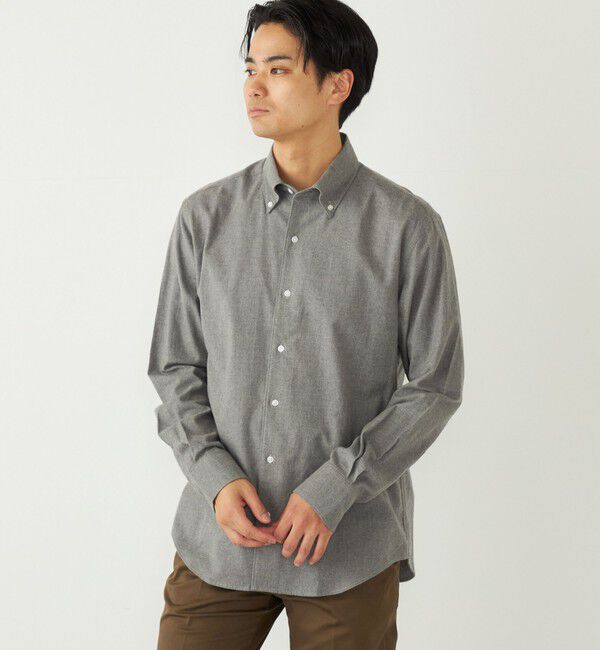 SHIPS Colors 「SHIPS Colors:ボタンダウン ソリッド ネルシャツ」|シャツ・ブラウス|