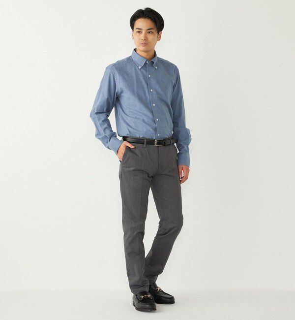 SHIPS Colors 「SHIPS Colors:ボタンダウン ソリッド ネルシャツ」|シャツ・ブラウス|