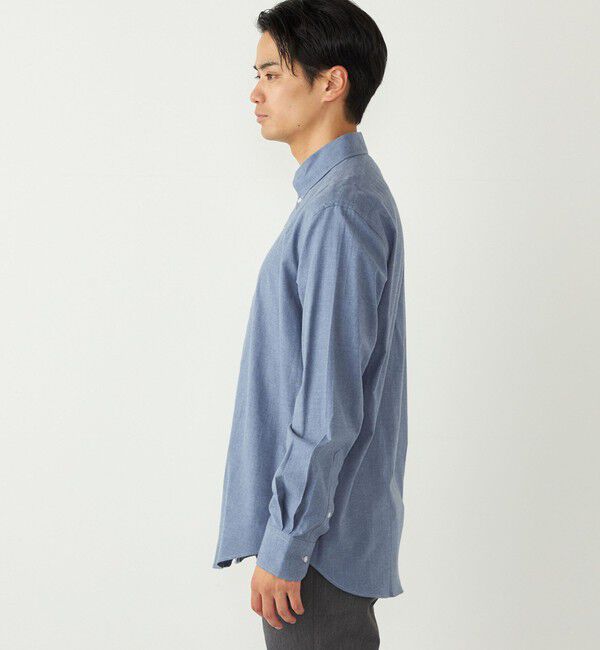 SHIPS Colors 「SHIPS Colors:ボタンダウン ソリッド ネルシャツ」|シャツ・ブラウス|