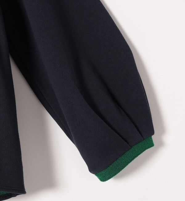 SHIPS any「SHIPS any:〈洗濯機可能〉裏毛 バイカラー ペプラム スウェット プルオーバー」|スウェット・ジャージ|