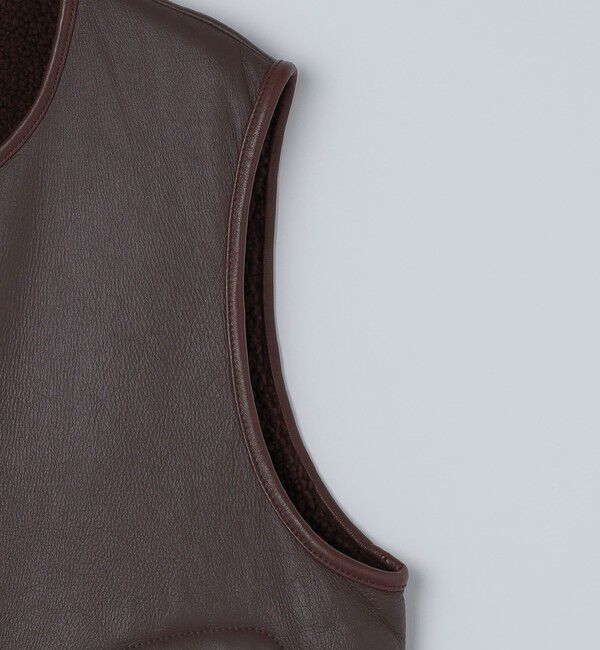 SHIPS「SHIPS: ムートン ベスト」|ベスト・ジレ|