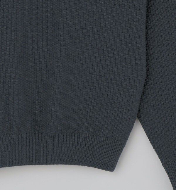 SHIPS「SHIPS: 〈手洗い可能〉SOLOTEX(R) ピケ ドライバーズ ニット」|カーディガン|