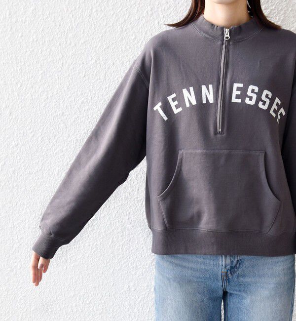 SHIPS for women「【SHIPS別注】TENNESSEE:〈洗濯機可能〉ハーフ ジップ スウェット」|スウェット・ジャージ|