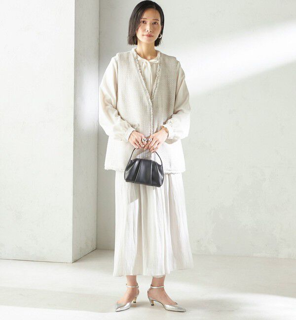 SHIPS for women「〈手洗い可能〉カッセン パウダー サテン スカート パンツ」|その他|