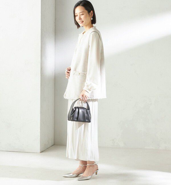 SHIPS for women「〈手洗い可能〉カッセン パウダー サテン スカート パンツ」|その他|