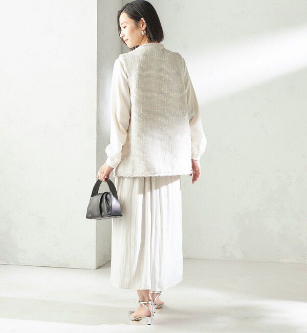 SHIPS for women「〈手洗い可能〉カッセン パウダー サテン スカート パンツ」|その他|