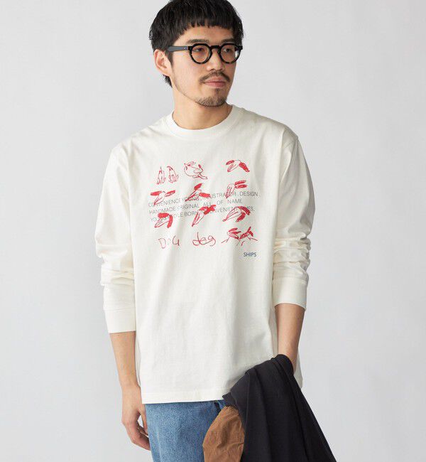 SHIPS「【WEB限定/SHIPS別注】CONVENIENCEYOUNG: DOG LS T」|Tシャツ・カットソー|
