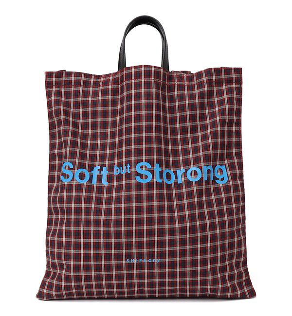 SHIPS any「SHIPS any: A4 チェック ロゴ トート バッグ」|トートバッグ|