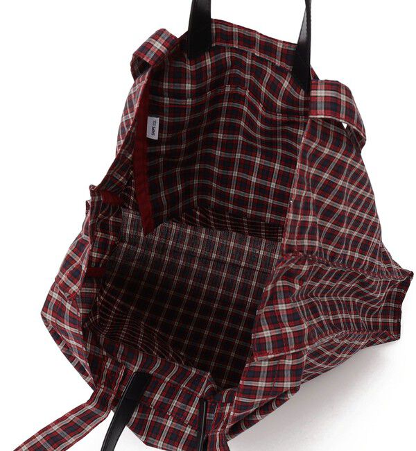 SHIPS any「SHIPS any: A4 チェック ロゴ トート バッグ」|トートバッグ|