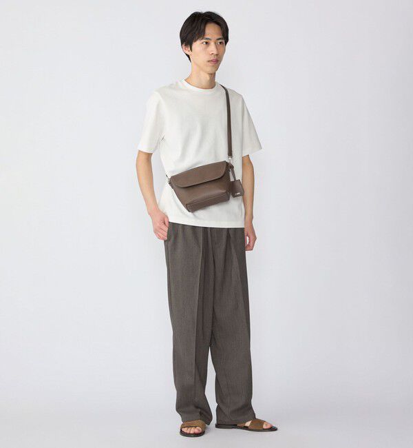 SHIPS「【WEB限定】SHIPS: 合成皮革 ミニ フラップ ショルダーバッグ」|ショルダー・メッセンジャー|