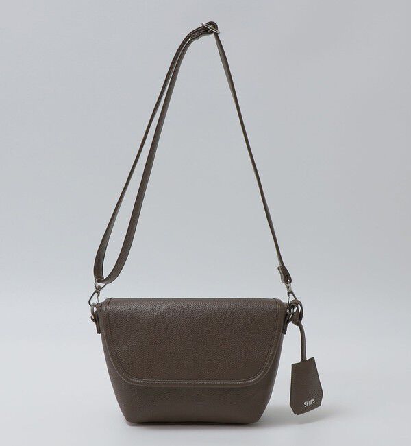 SHIPS「【WEB限定】SHIPS: 合成皮革 ミニ フラップ ショルダーバッグ」|ショルダー・メッセンジャー|