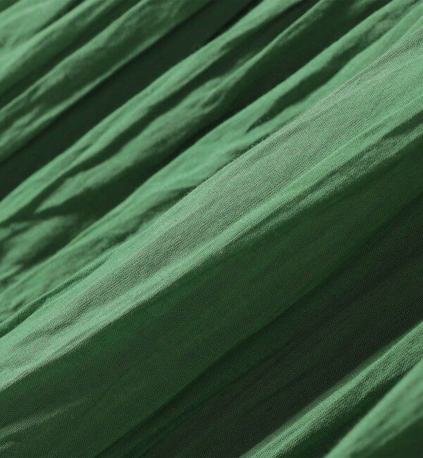 SHIPS for women「《予約》【SHIPS別注】Fanaka:〈手洗い可能〉クリンクル 袖 フレア ワンピース」|ワンピース|