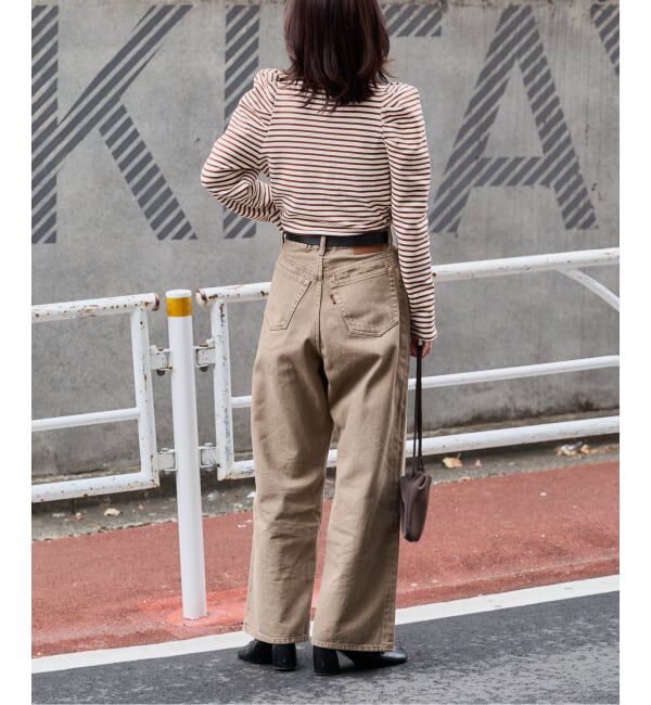 OUTDOOR PRODUCTS Usual Things「WEB限定カラーあり ボリュームスリーブボーダープルオーバー」|Tシャツ・カットソー|