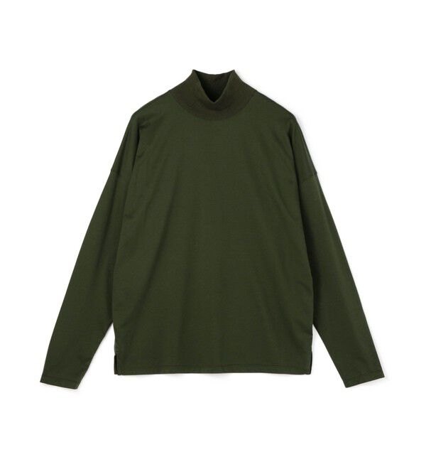 CABaN「CABaN コットン モックネックロングスリーブプルオーバー」|Tシャツ・カットソー|59 ダークグリーン