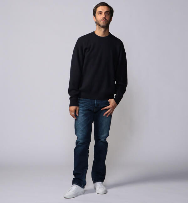 CABaN「CABaN コットンカシミヤ クルーネックプルオーバー」|ニット・セーター|