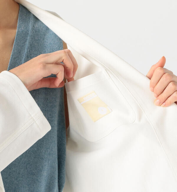 BACCA「コットンピケ ワークジャケット」|テーラードジャケット|