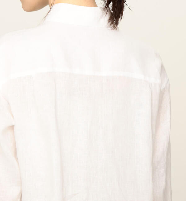 GALERIE VIE「リネンレギュラーカラーシャツ」|シャツ・ブラウス|