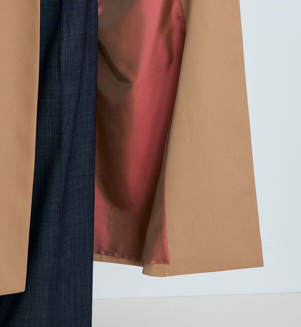 TOMORROWLAND collection「カバートクロス スタンドカラーコート」|トレンチコート|