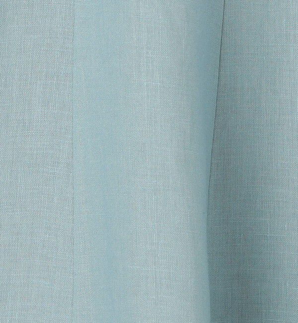 TOMORROWLAND collection「スムースリネン キーネックフレアワンピース」|ワンピース|