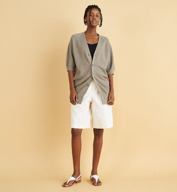 GALERIE VIE「ドライカノコ ハーフスリーブカーディガン」|カーディガン|