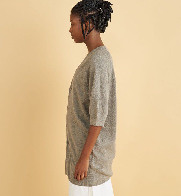 GALERIE VIE「ドライカノコ ハーフスリーブカーディガン」|カーディガン|