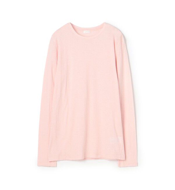 GALERIE VIE「コットンカシミヤ クルーネックプルオーバー」|Tシャツ・カットソー|31 ライトピンク