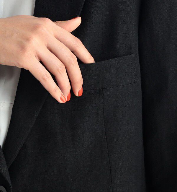BACCA「ウールリネンギャバジン テーラードジャケット」|テーラードジャケット|