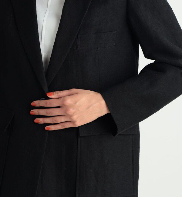 BACCA「ウールリネンギャバジン テーラードジャケット」|テーラードジャケット|