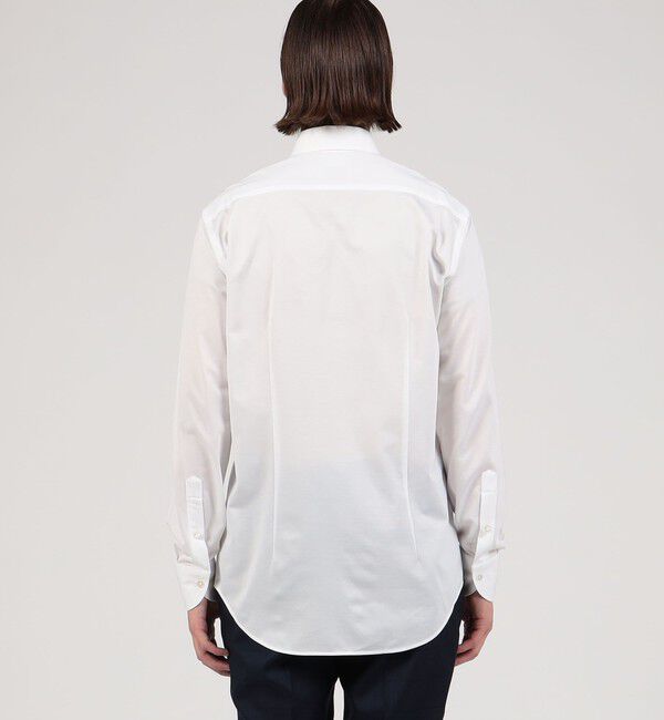 TOMORROWLAND MENS「コットンポリエステル ループボタンダウンドレスシャツ」|シャツ・ブラウス|