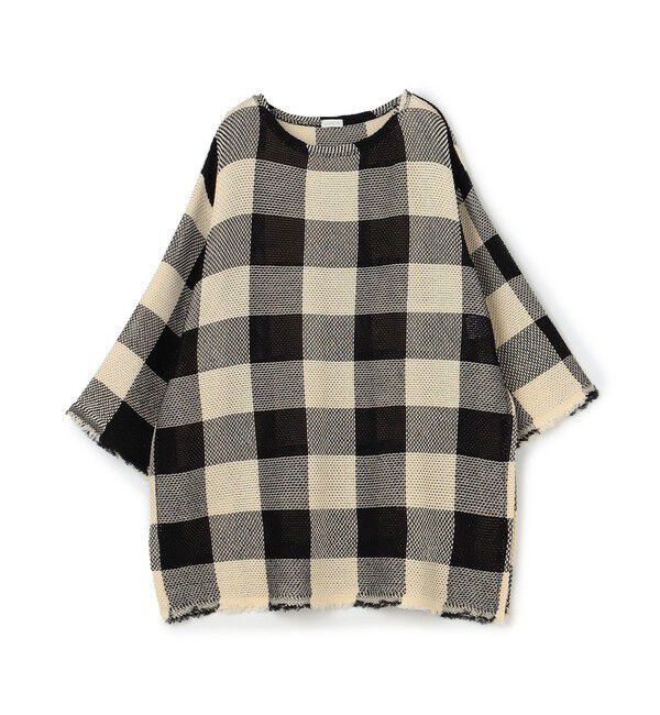 GALERIE VIE「コットンラッセル サイドスリットプルオーバー」|Tシャツ・カットソー|18 ブラック系