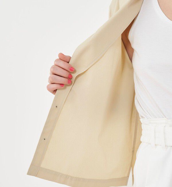 GALERIE VIE「コットンブロード シャツジャケット」|テーラードジャケット|