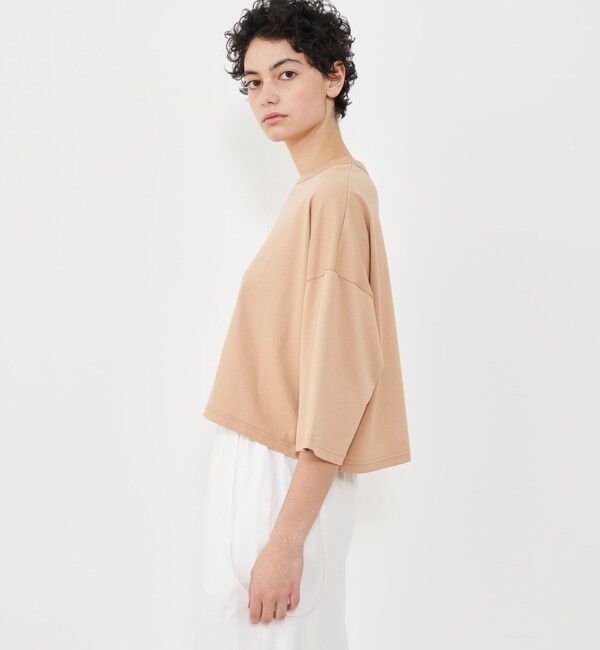 GALERIE VIE「コンパクトジャージー ワイドプルオーバー」|Tシャツ・カットソー|