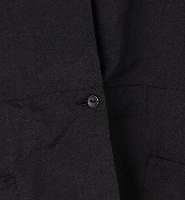 BACCA「ウォッシャーシルク ギャザードジャケット」|シャツ・ブラウス|