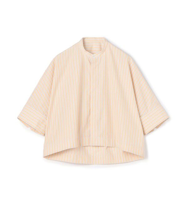 MACPHEE「 コットンブロード クロップドシャツ」|シャツ・ブラウス|44 ベージュ系