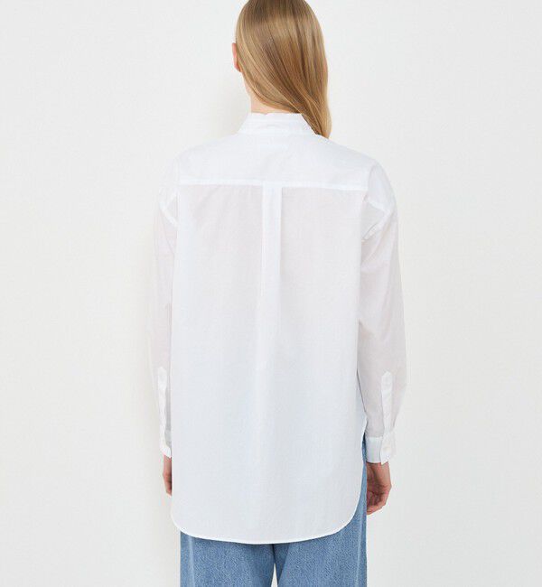 GALERIE VIE「コットンブロード スタンドカラーシャツ」|シャツ・ブラウス|