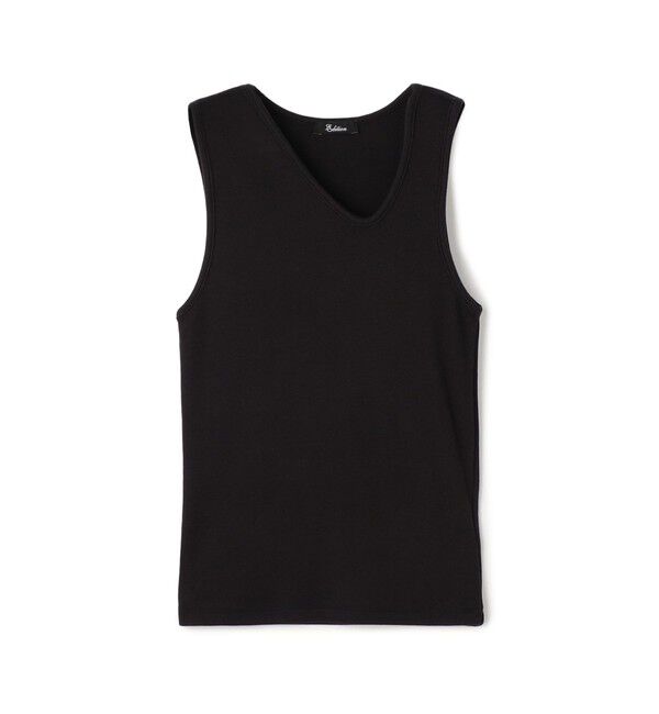 Edition「コットンフライス アシンメトリータンクトップ 」|タンクトップ|19 ブラック
